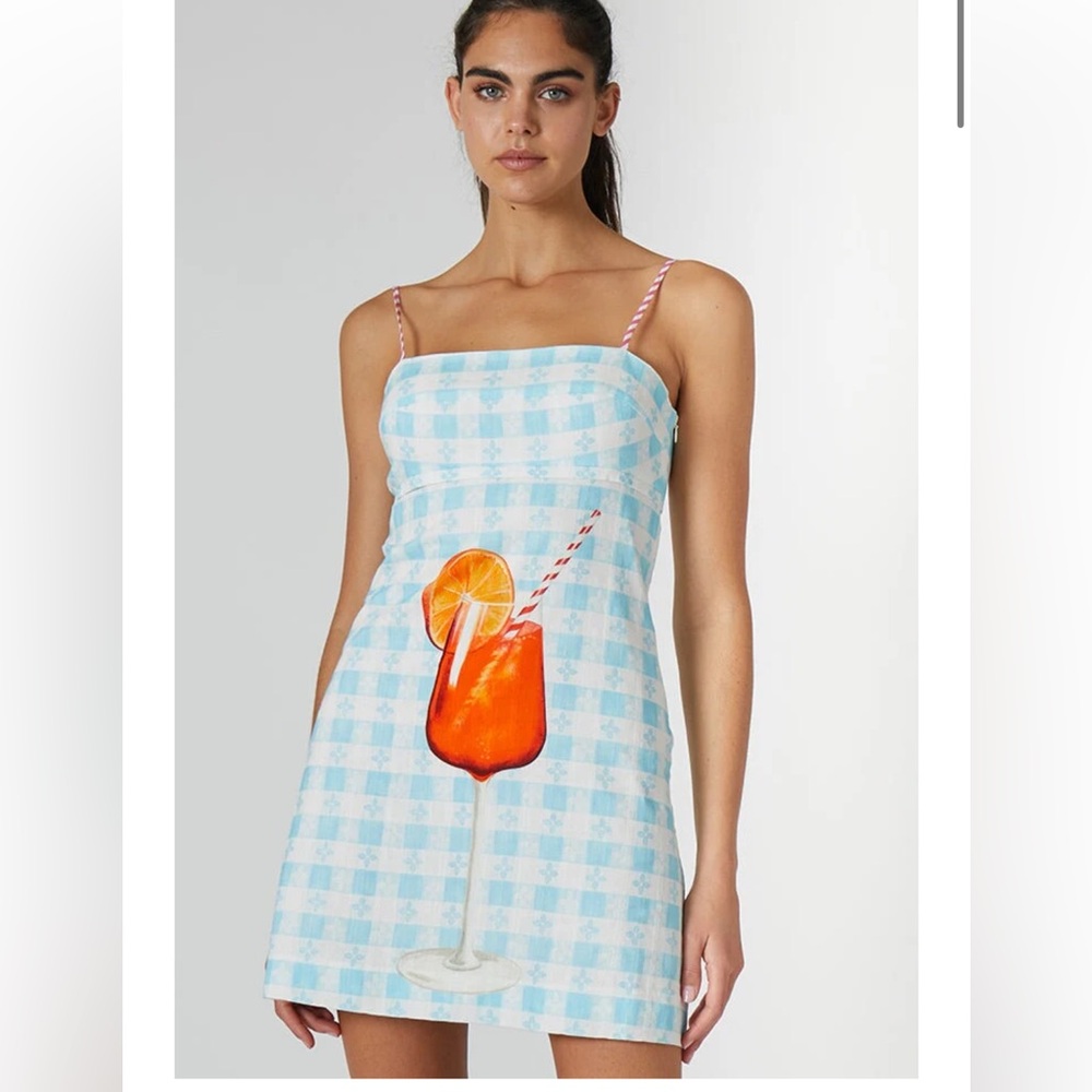 Rachel Antonoff Gwen Mini Dress in Spritz Size 4
